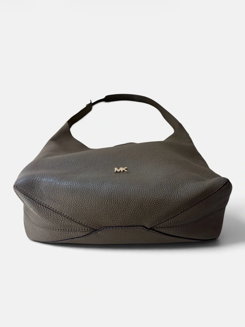 Michael Kors - Pebbled Junie Leather Hobo in Dark Brown (Project bag)